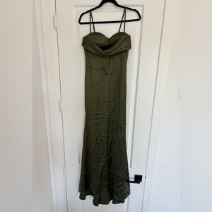 Olive Green Dress